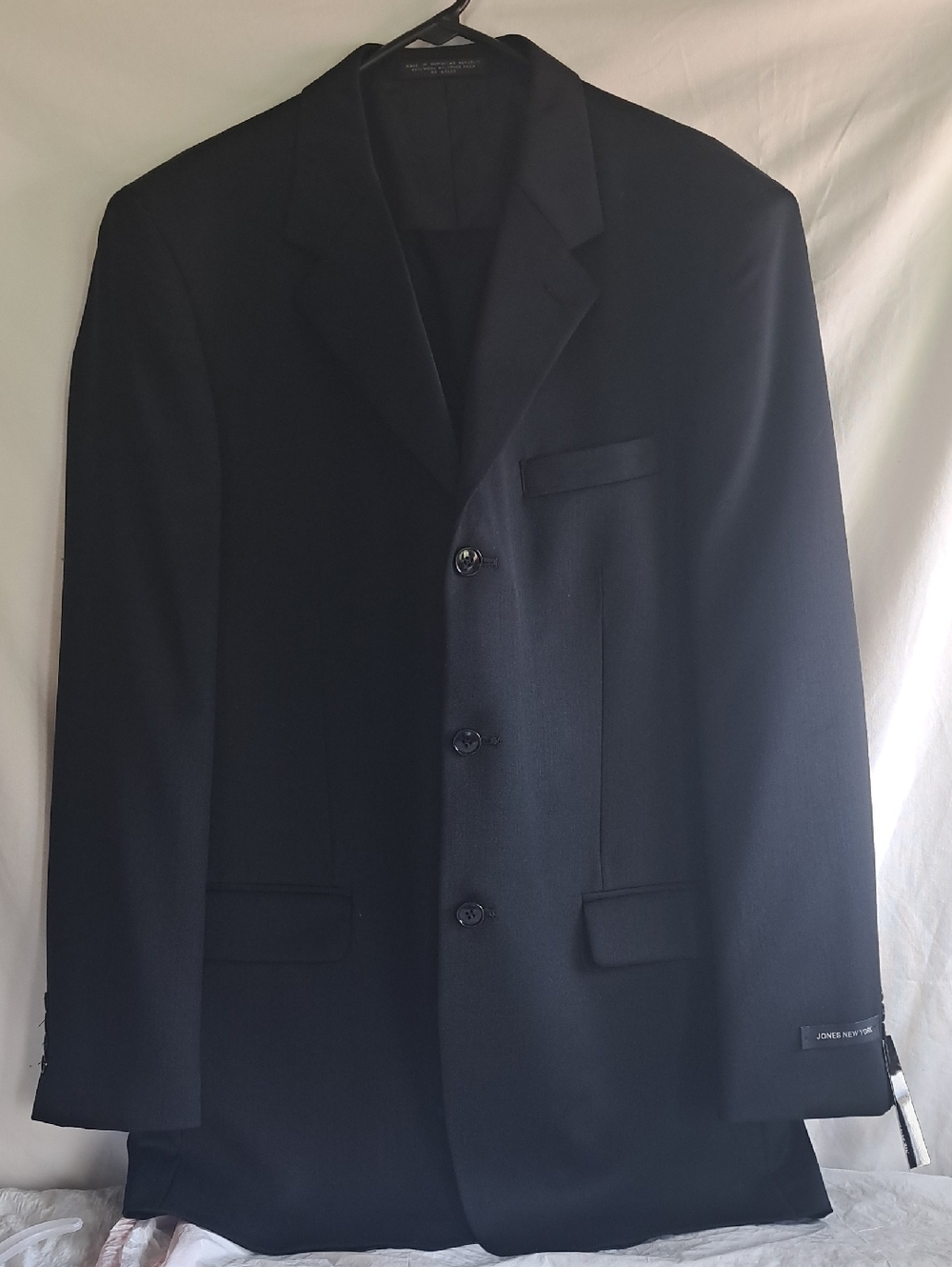 Jones New York Men's Black Suit